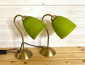 Mosazné párové stolní lampy - 6