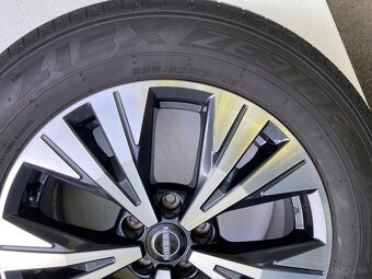 Čisto nové originál hliníkové disky na x-trail R18 + pneu - 6