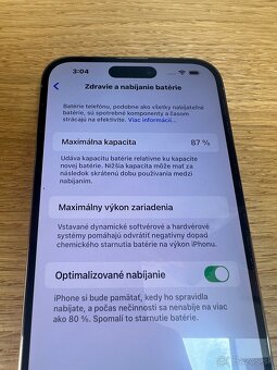 Predám iPhone 14 PRO MAX 256GB, GOLD, TOP, VOLNY 87% BAT - 6