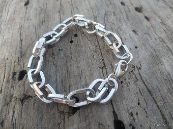 Strieborná retiazka a náramok - ručná práce - PC 600€  - 6