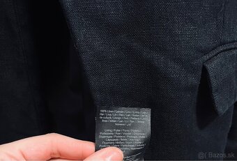 ALIGNE dámske čierne ľanové sako 34 - 6