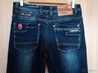 DŽÍNSY-NOVÉ-ZNAČKOVÉ: K&L JEANS DENIM - MADE in KANADA-ZĽAVA - 6