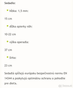 Predná detská sedačka na bicykel Bobike - 6