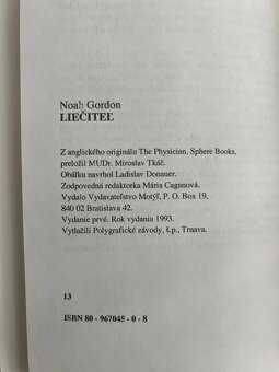 Liečiteľ - Noah Gordon - 6