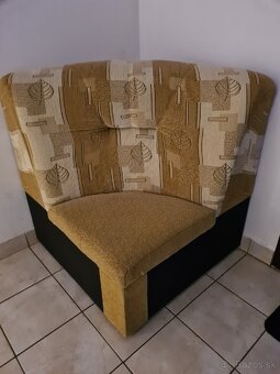 Sedačka rohova 3+2+1+1 s uloznym priestorom a rozkladacia - 6