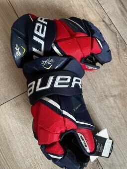 Rukavice BAUER 2X Pro 14" modro/červené - 6