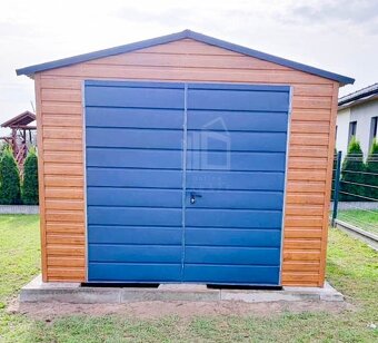 Plechová garáž 3x5, prejazdná výška 225cm - 6