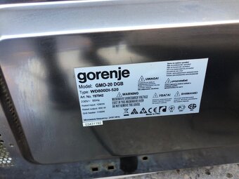 Velká 20 l mikrovlnna rúra s grilom Gorenje - 6