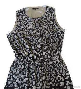 Dlhé hodvábne šaty Jaeger, veľ.XL - 6