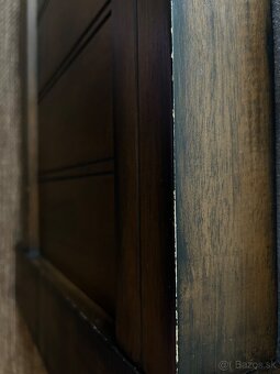 Rustikálna manželská posteľ 180x200 - 6