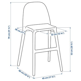 Detská stolička IKEA Urban zelená - 6