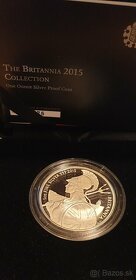 Britannia, Strieborné Proof mince 2015,2016,2018,2019 - 6