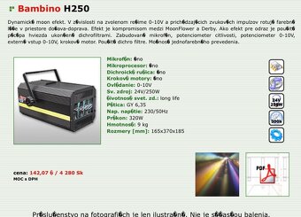 VÝKONNÉ SVETELNÉ EFEKTY “TRIX” len za 90€ / kus - 6