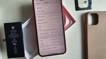 Apple iPhone 12 mini 128GB RED - nová batéria - 6