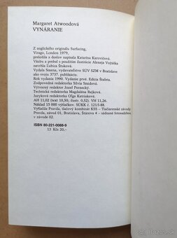 MARGARET ATWOODOVÁ: VYNÁRANIE - 6
