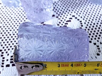 Poháriky, krištáľové sklo - 6