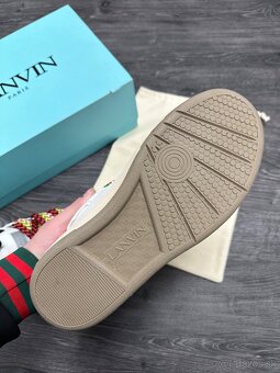 Lanvin Curb suede trim tenisky full balenie - 6