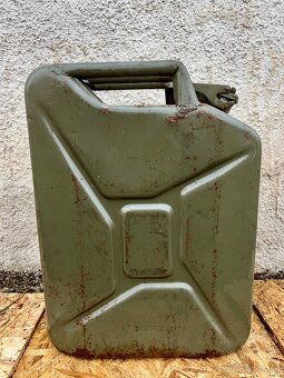 Vojenský plechový kanister (bandaska) - 1ks - 6