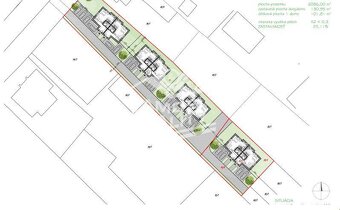 Predaj, pozemok 2086 m2 na výstavbu 4 RD, obec Mostová, okre - 6