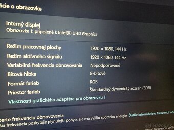 15.6 palcovy HP Victus s RTX 3050 Titanium i7 procesorom 12 - 6