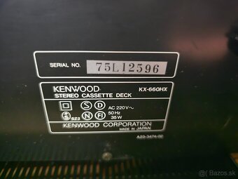 Kenwood KX-660HX vintage kazetový deck - 6