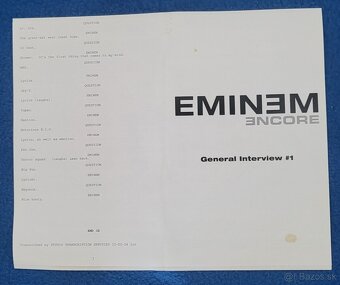 2DVD - EMINEM - Encore+General Interview, špecialná edícia - 6