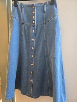 Riflová sukňa veľ.36 - 6