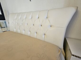 Luxusná manželská posteľ so Swarovski krištáľmi - 6