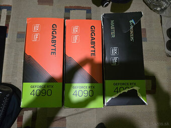 Krabice a redukcie od Gigabyte RTX 4090 - 6