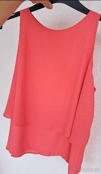 Nová lososová blúzka S - 6
