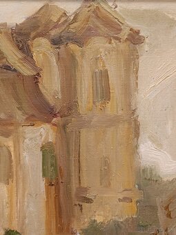 Obraz Jaromír Hynšt, Veselí n Moravou, olej 45x69 - 6