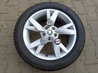 Originálne ALU disky Škoda, VW, Seat 5x112 R17 ET46 - 6