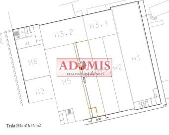 Prenájom skladových priestorov, 829m2 /413m2+413m2/, Košice - 6