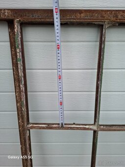 Stare kované idustrialne zelezne  retro vintage - 6