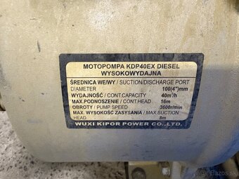 Motorové čerpadlo diesel profi - 6