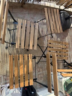 TARNO IKEA velky stol +4 stolicky - 6
