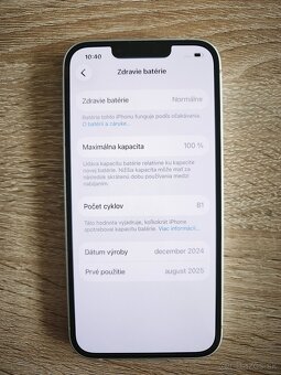 predám Iphone 16e, 128gb verzia - 6