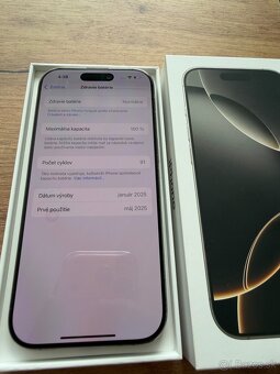 iPhone 16 Pro 128 GB prírodný titán-ZÁRUKA - 6