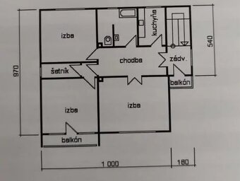 Na predaj 2generačný RD v tichej uličke Ludanice 8km od TO - 6