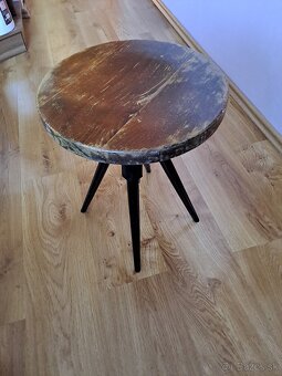 starožitná klavírna stolička - 6