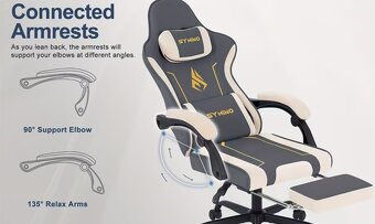 Herná a pracovná PC stolička - 6