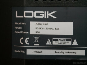 LCD TV Logik mod. LOG26LW417, uhlopriečka je 65 cm - 6