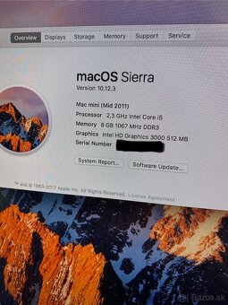 Apple Mac mini mid2011 Intel Core i5,8GBRAM,HD3000,256GBSSD - 6