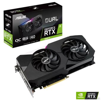 Predám Asus Dual 3060TI OC 8GB - 6