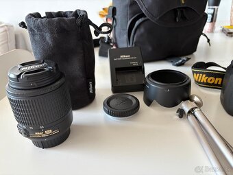 Nikon D3100 + 2 objektívy + príslušenstvo – kompletný set - 6