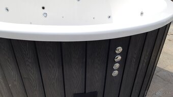 Hottub, drevený kúpací sud - 6