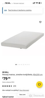 MATRAC 80x200 2ks ÅFJÄLL LEN ROZBALENÉ - 6