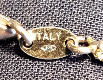 Retiazka a privesok Swarovski, strieborny naramok - 6