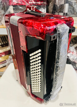 Nový akordeón BELTUNICA VIVALDI 80 basový- krásny zvuk, ľahu - 6