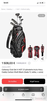 Ľavácky golfový set Callaway XHot - 6